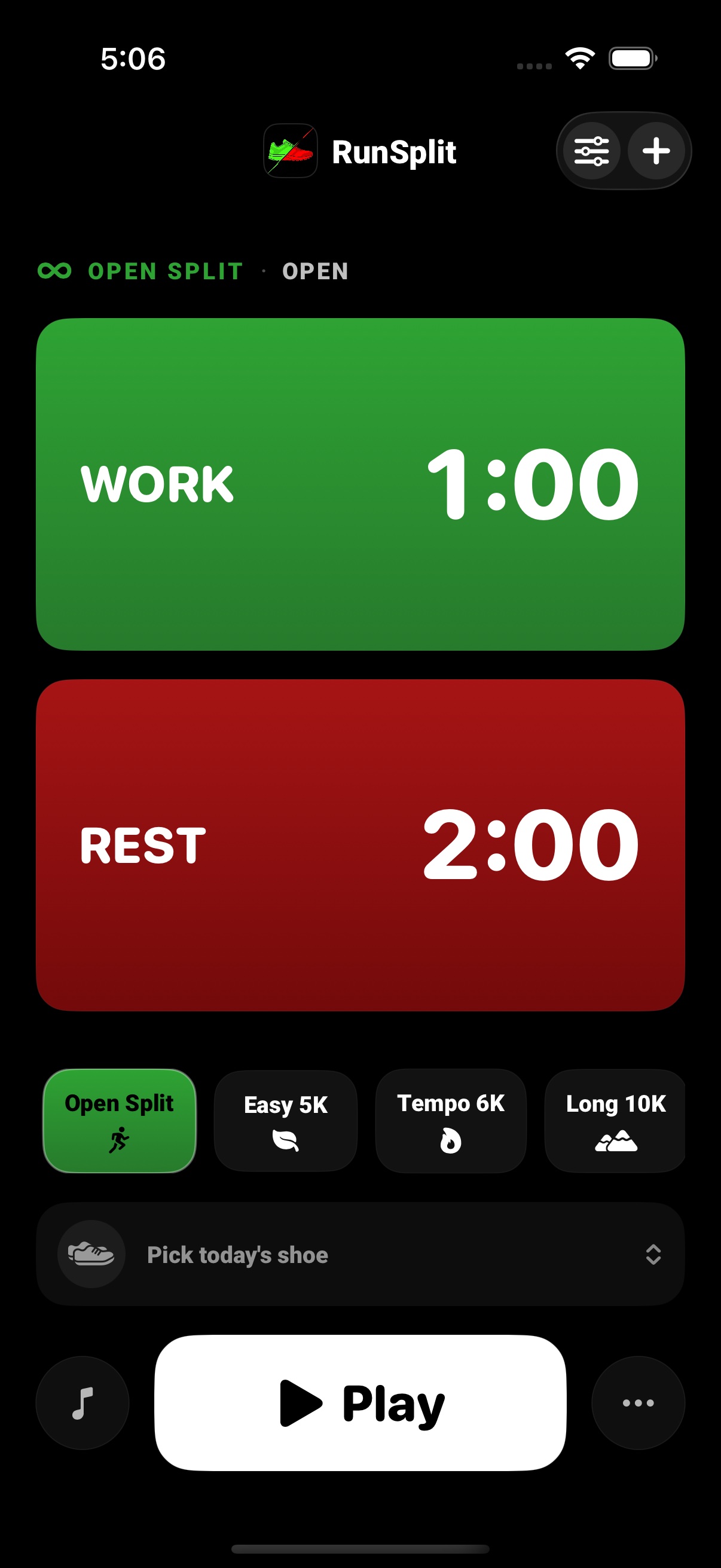 Level-aware starter plans from Brand New to Competitive